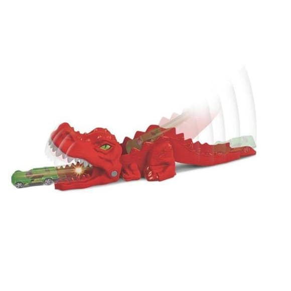 Игровой набор Hot Wheels Ускоритель Опасные создания Динозавр Тирекс (GVF41-GVF42)